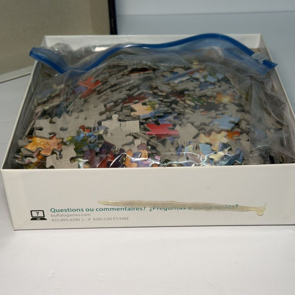 Buffalo Games Darrell Bush LOON LAKE 1000 Piece Puzzle - 26.75" x 19.75" - Used - Picture 9 of 12